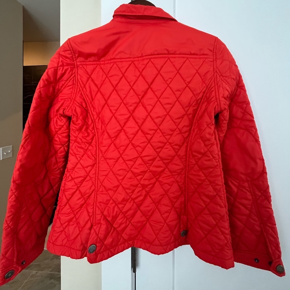 LL Bean Signature. Quilted lightly lined orange riding jacket. Women’s size 2. - Picture 5 of 5
